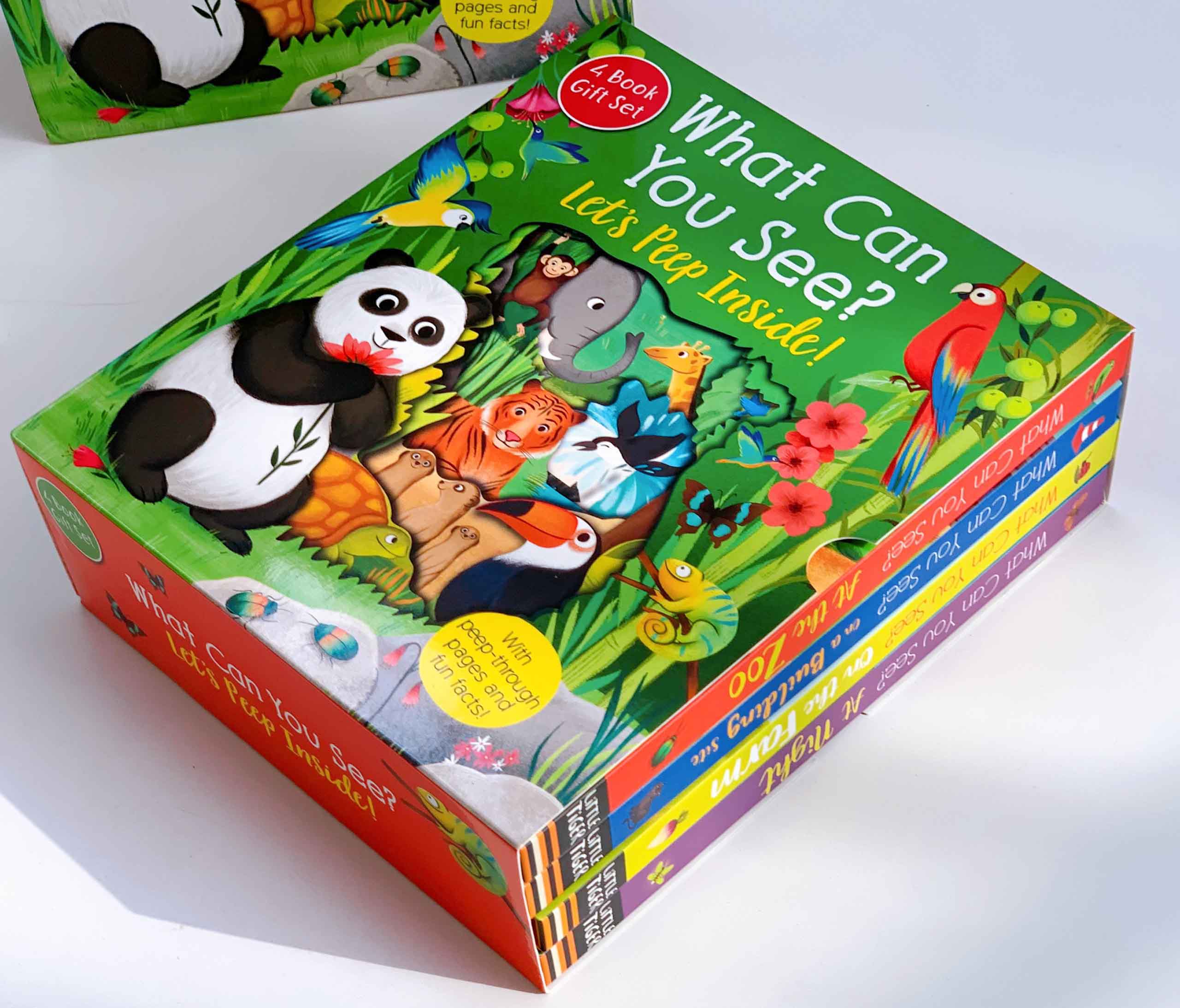 Peep Inside What Can You See? Series 4 Books Collection Box Set By Little  Tiger