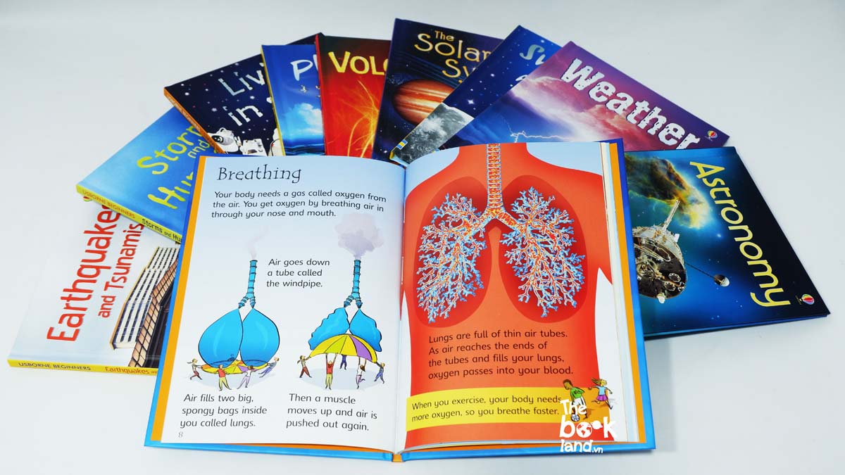Usborne Beginners Science Collection (Boxset 10 tập)