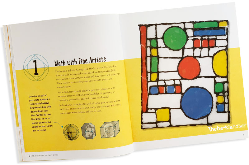 Math Art And Drawing Games For Kids: 40+ Fun Art Projects To Build Ama –  Mickey'S Bookstore