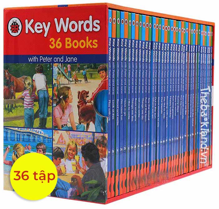 Ladybird Key Words With Peter and Jane Books Set 36 tập