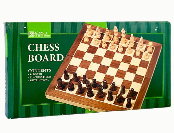 Traditional Wooden Game: Classic Chess Board - Bộ Cờ Vua Bằng Gỗ Nhập Khẩu