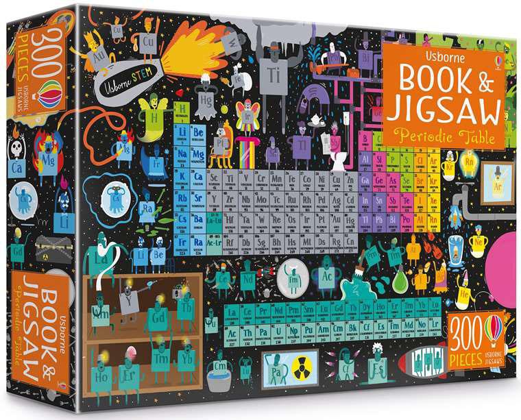 Usborne book and jigsaw: Periodic table - ghép hình bảng tuần hoàn ...